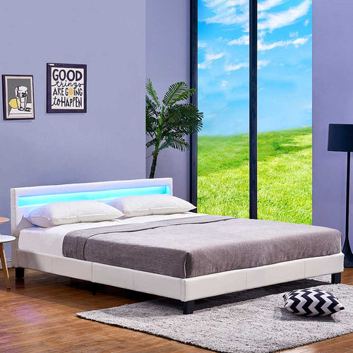 Home Deluxe LED bed ASTRO wit 180 x 200 cm - vtwonen shop