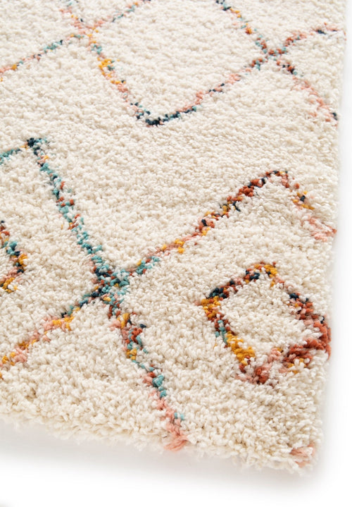 AFK Living vloerkleed  Harlequin - shaggy - beige - 140 x 200 cm