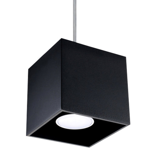 Sollux Lighting Hanglamp QUAD 1 zwart - 10x10x110cm