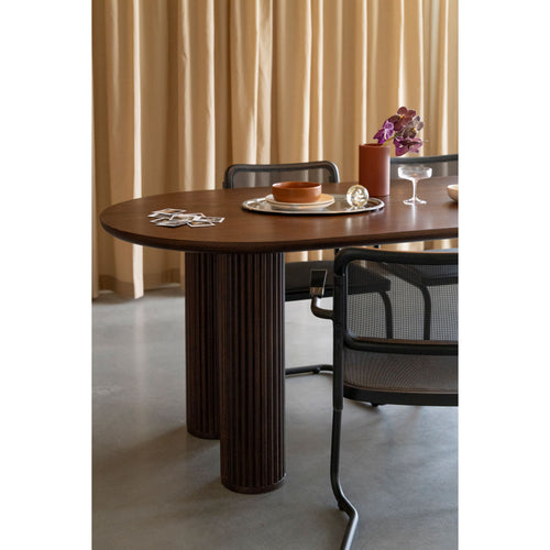 Dutchbone Dean Eettafel 220x90 cm Hout - Bruin