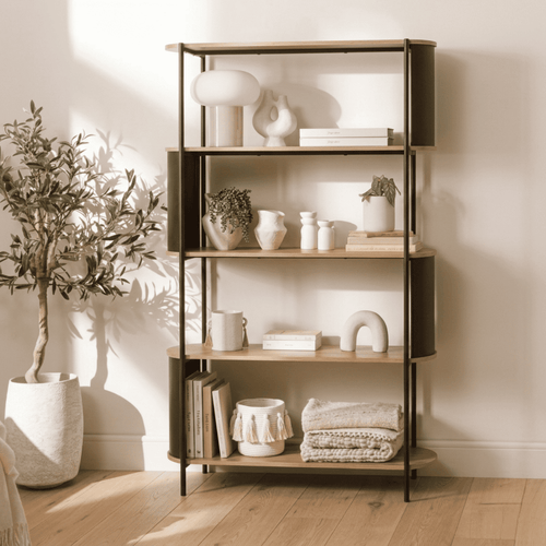 Calicosy - Bibliotheek EKLO - Licht hout 100x34x174 cm