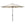 Lotus parasol - Ø300 cm - carbon black - ecru