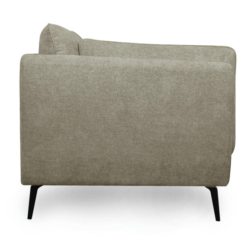 Furnhouse 3-zitsbank Bari - Taupe - Stof - 92x224x84