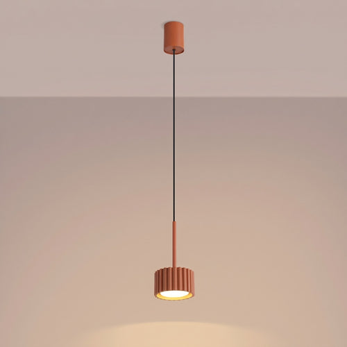 Sollux Lighting Hanglamp AURA 1 rode oker Gx53 - 10x10x125cm
