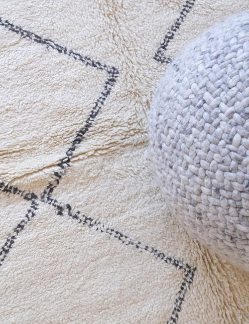 AFK Living vloerkleed Berber - handgemaakt - Wol - 207 x 283 cm - vtwonen shop