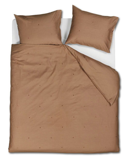 Beddinghouse Dekbedovertrek Monsoon - 200 x 200/220 cm - Licht terra
