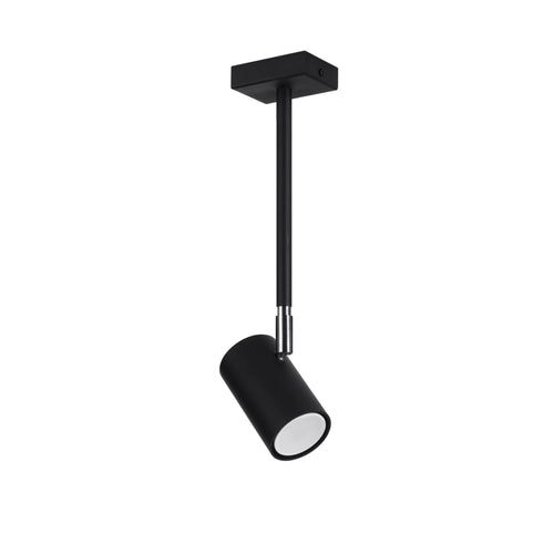 Sollux Lighting Plafondlamp NORANO zwart - 10x6x33cm