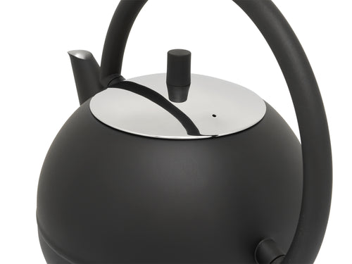 Bredemeijer - Theepot Duet Design Saturn 1,2L mat zwart - vtwonen shop