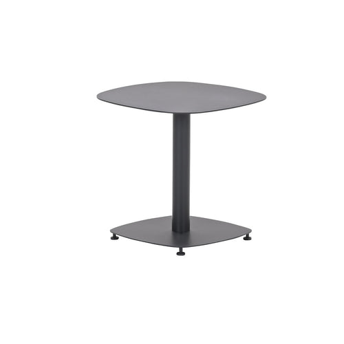 Leon bijzettafel -  aluminium - carbon black - 50x50 cm