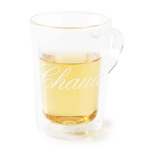 Rivièra Maison C'est Chaud Mug L - Glas - Transparant - vtwonen shop