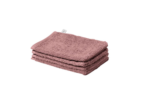 Yumeko washandjes Terry - blush rose - 15x22 - 4 st - vtwonen shop