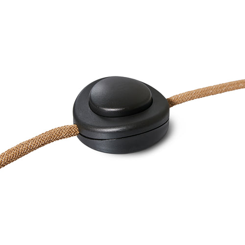 HKLIVING vloerlampvoet Cone – bruin – groot