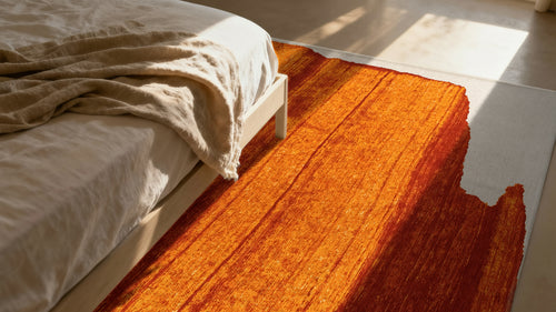 Louis De Poortere vloerkleed Nuage - oranje - 170x240cm