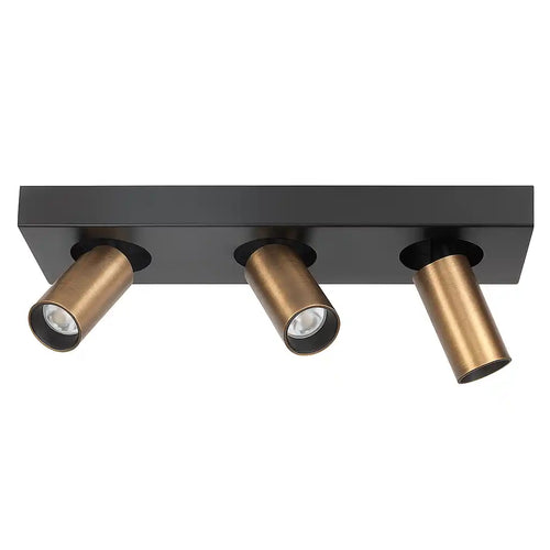 Highlight spot Eliano - 3 lichts - 36  x 12.5   cm - brons - vtwonen shop