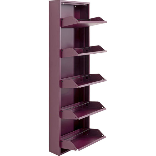 Kare Design Schoenenkast Caruso paars 5 laden