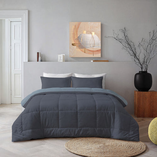 Byrklund - Dekbed zonder overtrek Wash & Rest - 200x200 cm - Blauw