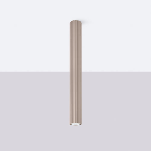 Sollux Lighting Plafondlamp KARBON 60 taupe - 6,5x6,5x60cm