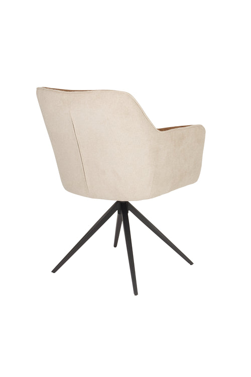 Housecraft Living Daley Eetkamerstoelen Beige/Bruin - Set van 2 - vtwonen shop