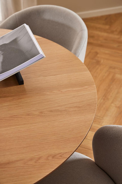 Rebellenclub Eetkamertafel Leeds - ø120 cm - Eiken - vtwonen shop