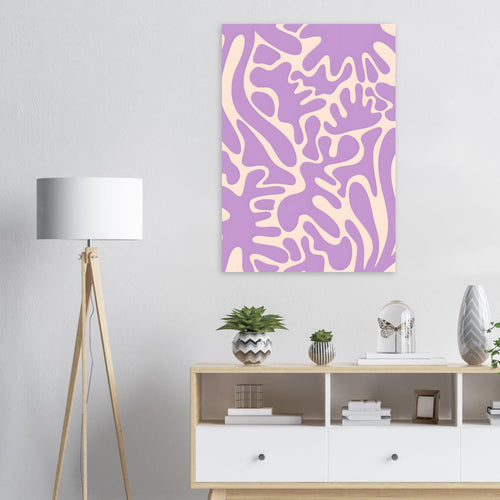 Artfulprints  Matisse – Purple flora   poster A4 21x29.7 cm