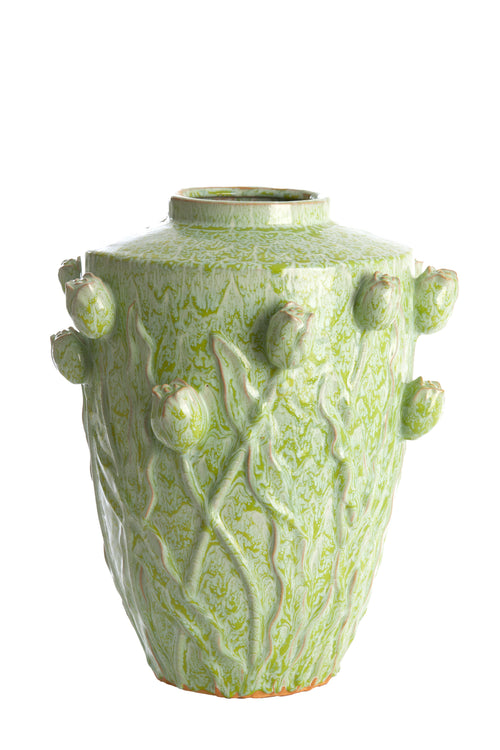 Light & Living vaas JUANA - Ø38x45cm - groen