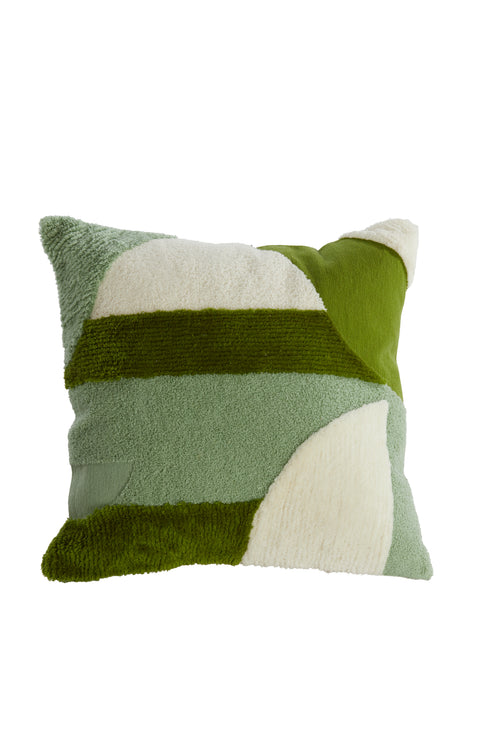 Light & Living kussen TOFNA - 45x45x10cm - groen