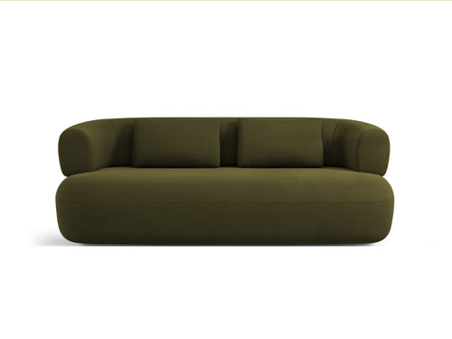 Micadoni Bank Jenny 2-zits, flueel groente - 90x178x73cm
