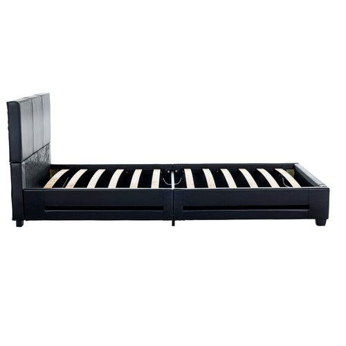 Home Deluxe LED bed ASTEROID zwart 90 x 200 cm - vtwonen shop