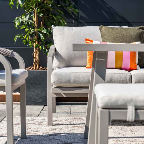 Garden Impressions lounge dining set Tarera taupe - 7-delig