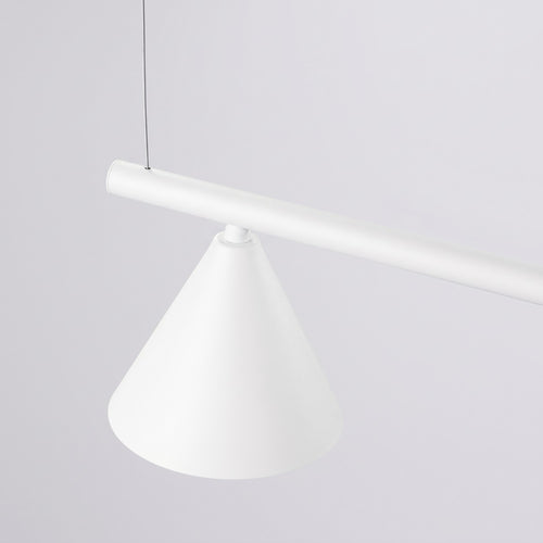 Sollux Lighting Kroonluchter NOX 4L wit - 122x14x215cm