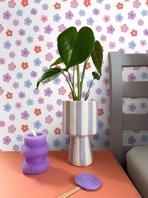 ESTAhome behang bloemetjes meerkleurig - 50 x 900 cm - 131571 - vtwonen shop