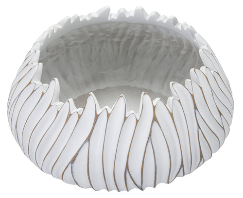 Mauro Ferretti cachepot - Ø 40x20 cm - wit