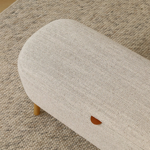Nolon Juna bankje met opbergruimte beige melange  - 95 x 37 cm