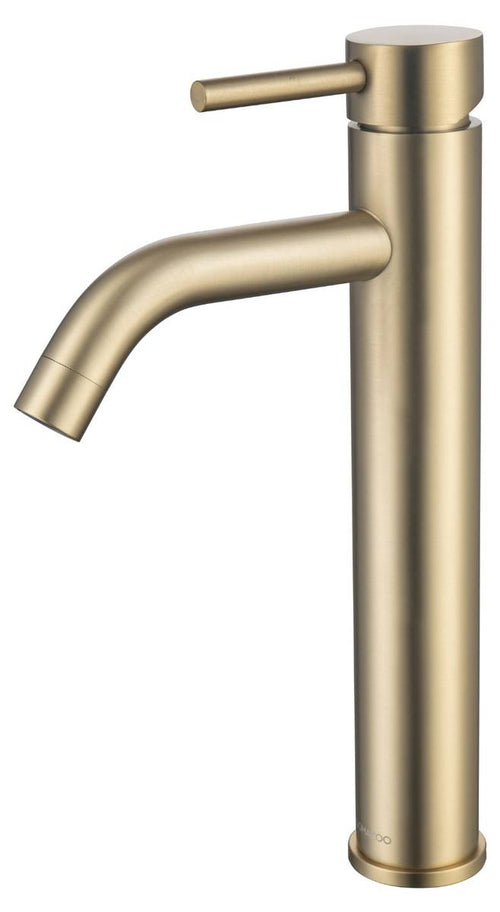 LOMAZOO wastafelkraan Midas - hoge uitloop - mengkraan - goud