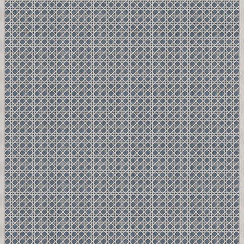 Sanders & Sanders behang ruiten donkerblauw - 53 cm x 10 m - 640514