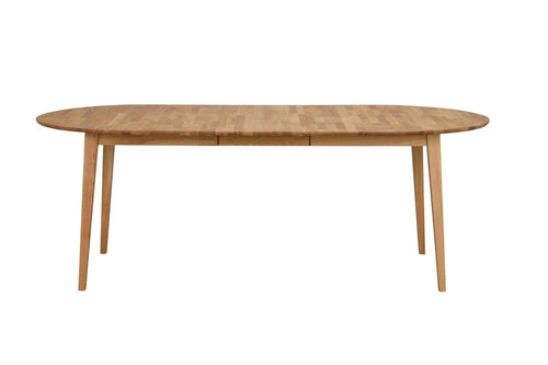 Rowico Home Filippa uitschuifbare houten eettafel naturel - 170 x 105 cm - vtwonen shop