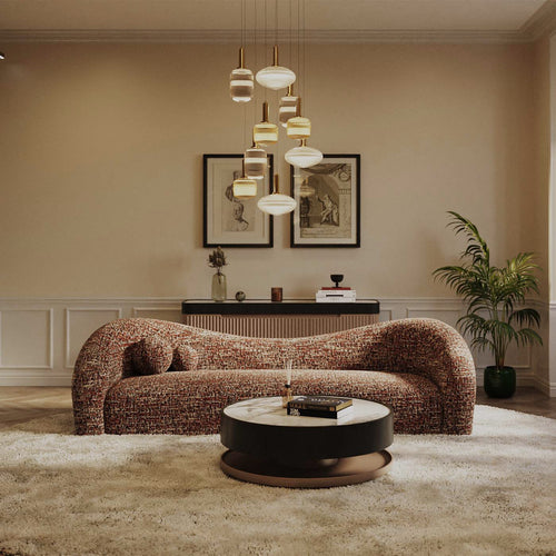 Kare Design Sofa Livia Melange 3-Zits bruin