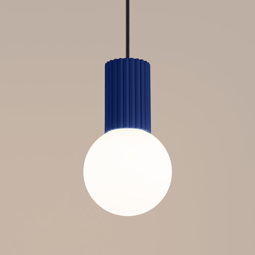 Sollux Lighting Hanglamp HALO 1 ultramarijn - 12x12x120cm