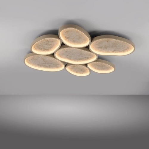 Just Light plafondlamp Moonbraker - 7 lichts - 89.7  x 6.5   cm - beige