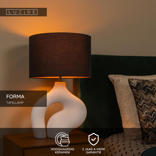 Lucide tafellamp FORMA - 1xE27 - Wit