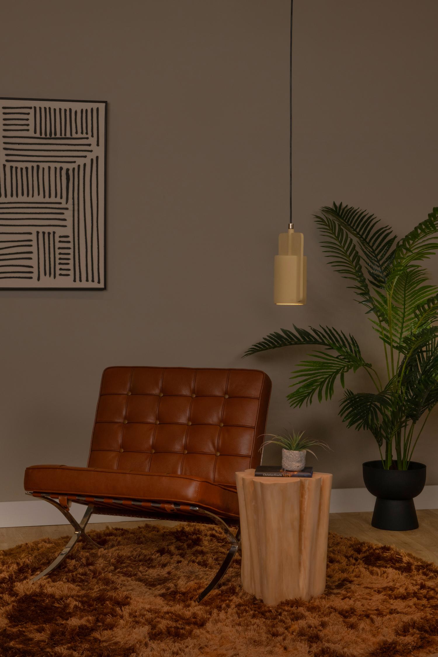 Lucide hanglamp NINJA - 1xE27 - Geel – vtwonen shop