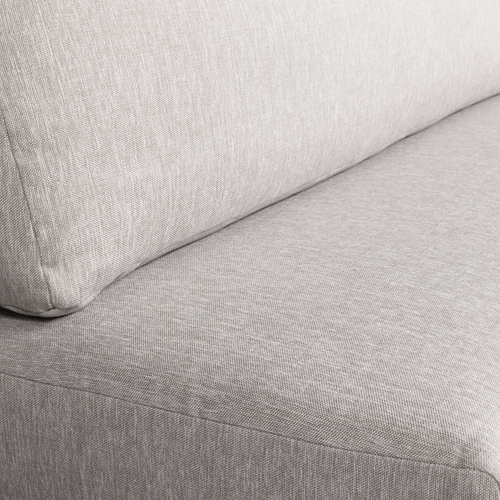 vtwonen eetbank element Couple - Polyester - Lichtgrijs - 73x200x80