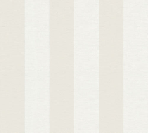 Livingwalls behang strepen wit en beige - 53 cm x 10.05 m - AS-314055 - vtwonen shop
