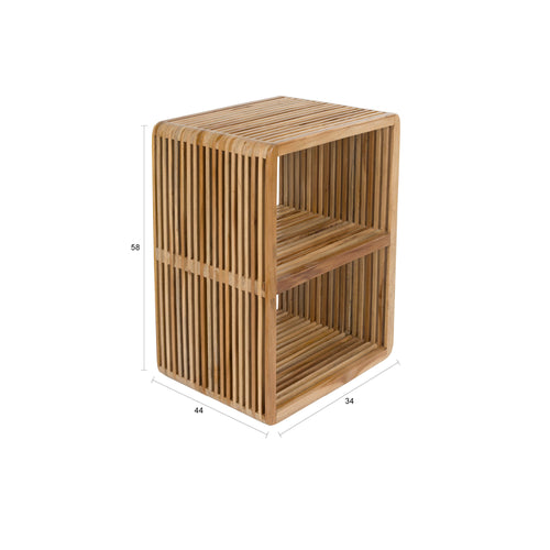 Housecraft Living Djia Kastje/ Nachtkastje Teak Hout Middel - Bruin - vtwonen shop