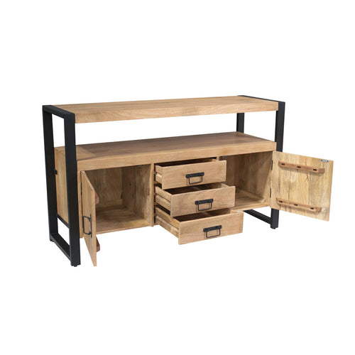 Starfurn Dressoir Britt - Naturel Hout - 135x45x80cm