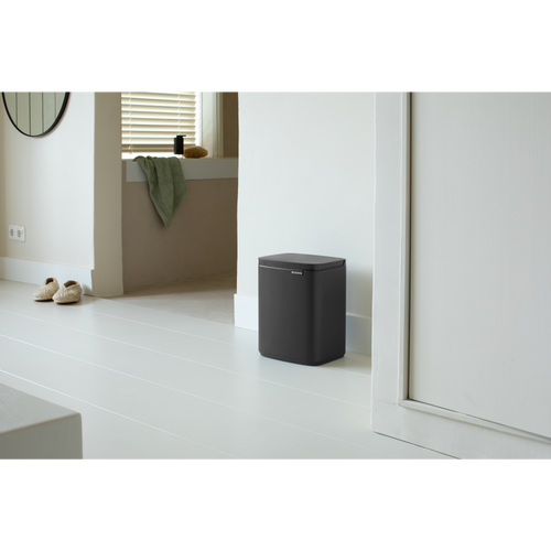 Brabantia Bo Afvalemmer, 7 liter - Mineral Infinite Grey