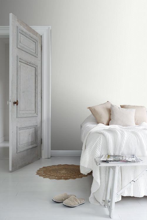 Borastapeter behang art deco motief wit - 53 cm x 11.2 m - 660137 - vtwonen shop