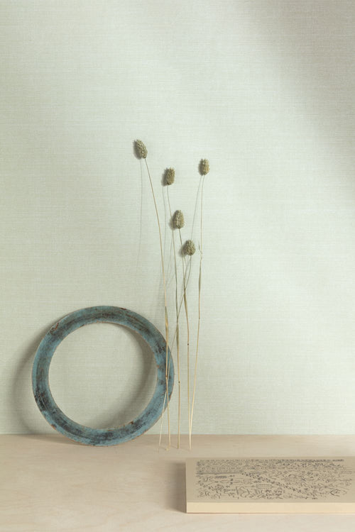 Masureel behang effen groen - 53 cm x 10.05 m - 631130