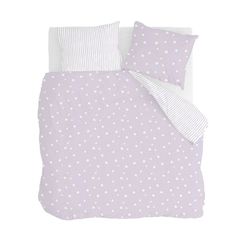 Walra - Dekbedovertrek Little Daisies - 200x220 cm - Lila