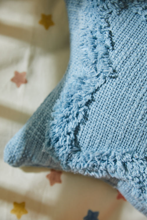 Calma House Kussen Star2 - Blauw - 32x32